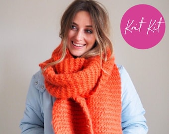 Knit Kit - Beginners Scarf & Bonus Pattern