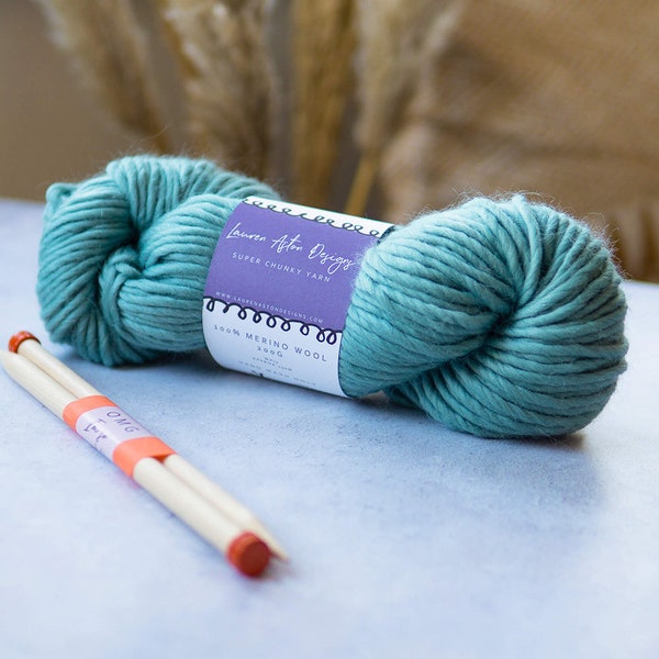 Lauren Aston Designs Super Chunky Merino Yarn - choose from 25 colours