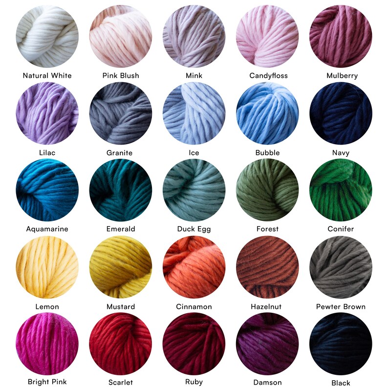 Beginners knit kit - knit your own super chunky scarf or snood - chunky knitting kit image 7