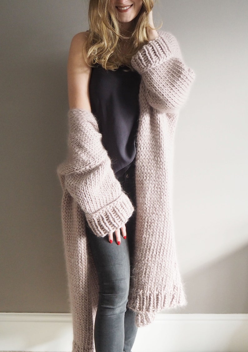 Knitting Pattern Easy Oversized Cardigan Coat Knit Pattern - Etsy UK