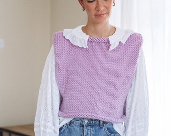 Knit Kit - You're my Vest Friend top / Vest Top Knitting Kit