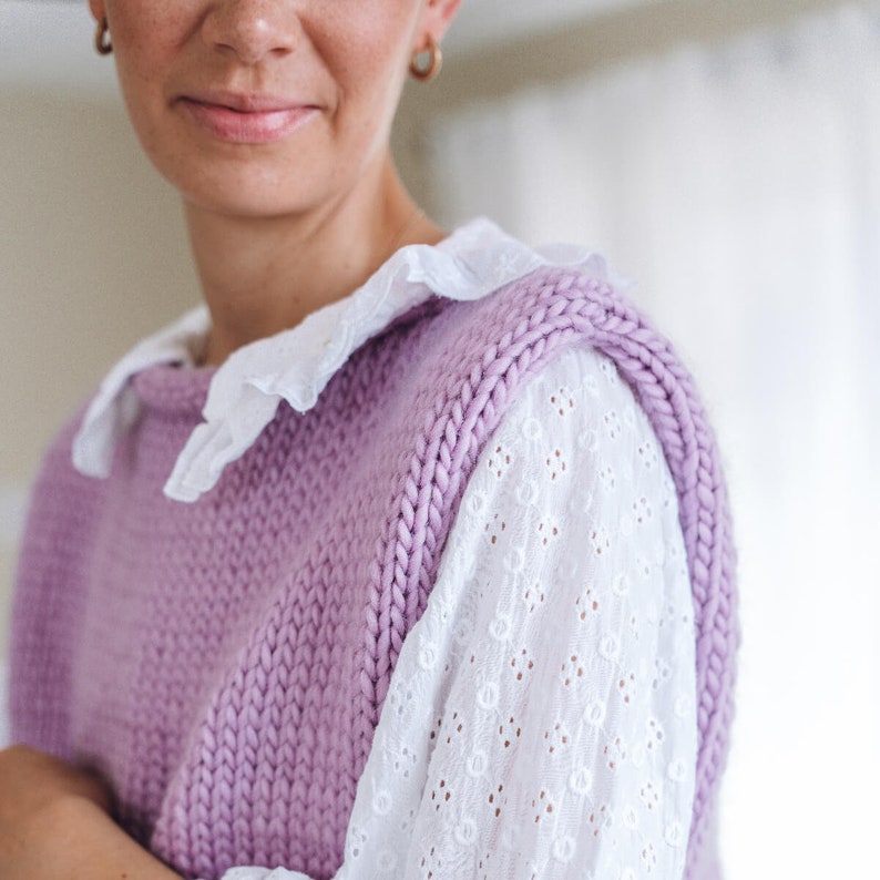 Knitting Pattern You're my Vest Friend top / Vest Top PDF pattern image 8