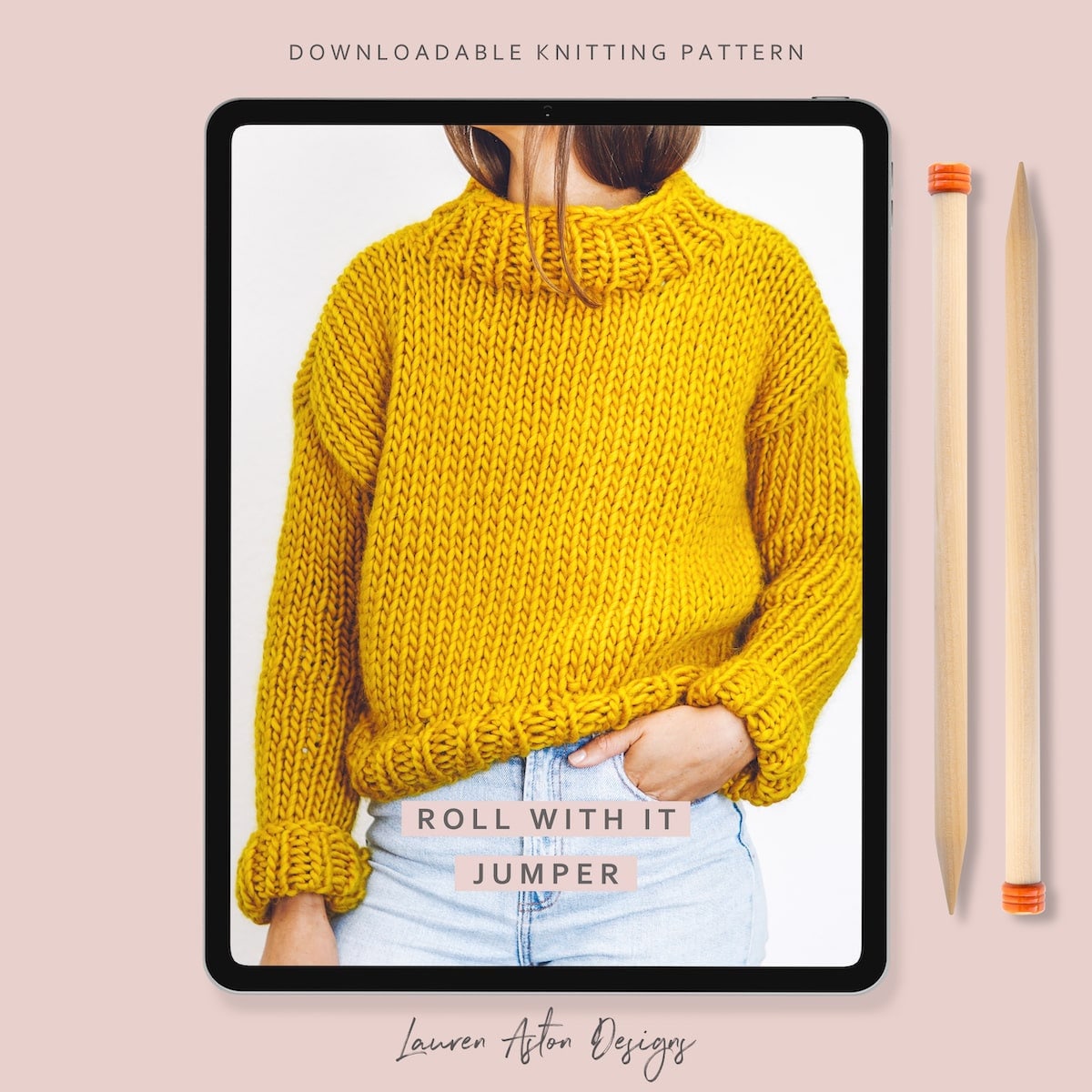 Knitting Pattern 'roll With It' Knitted 