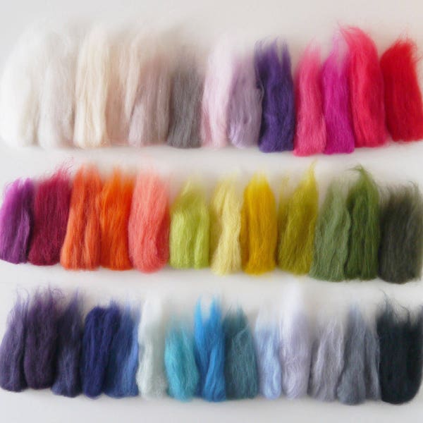 Giant yarn Merino wool sample swatch - 30+ colour options available - Sample Giant yarn, perfect for chunky Knit Blanket and Giant knitting