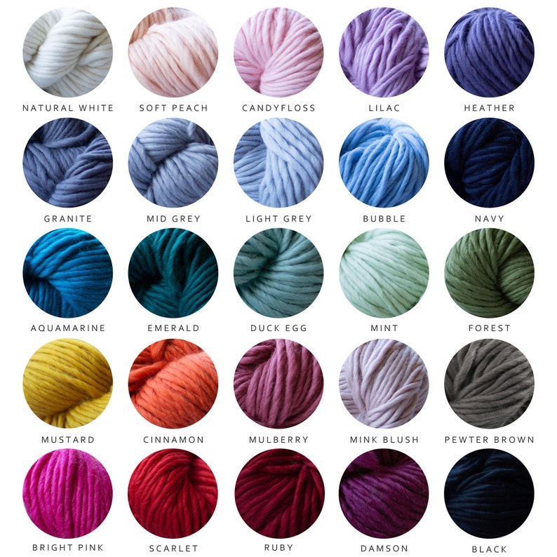 Knit Kit Chunky Cable Knit Jumper Make Your Own Super Etsy