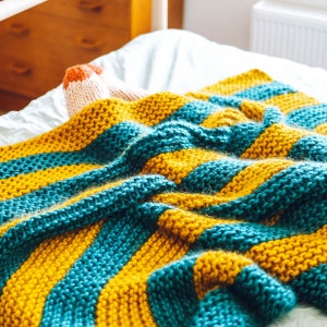 Knit Kit - Beginners Blanket - Knit your own Super Chunky Merino Blanket