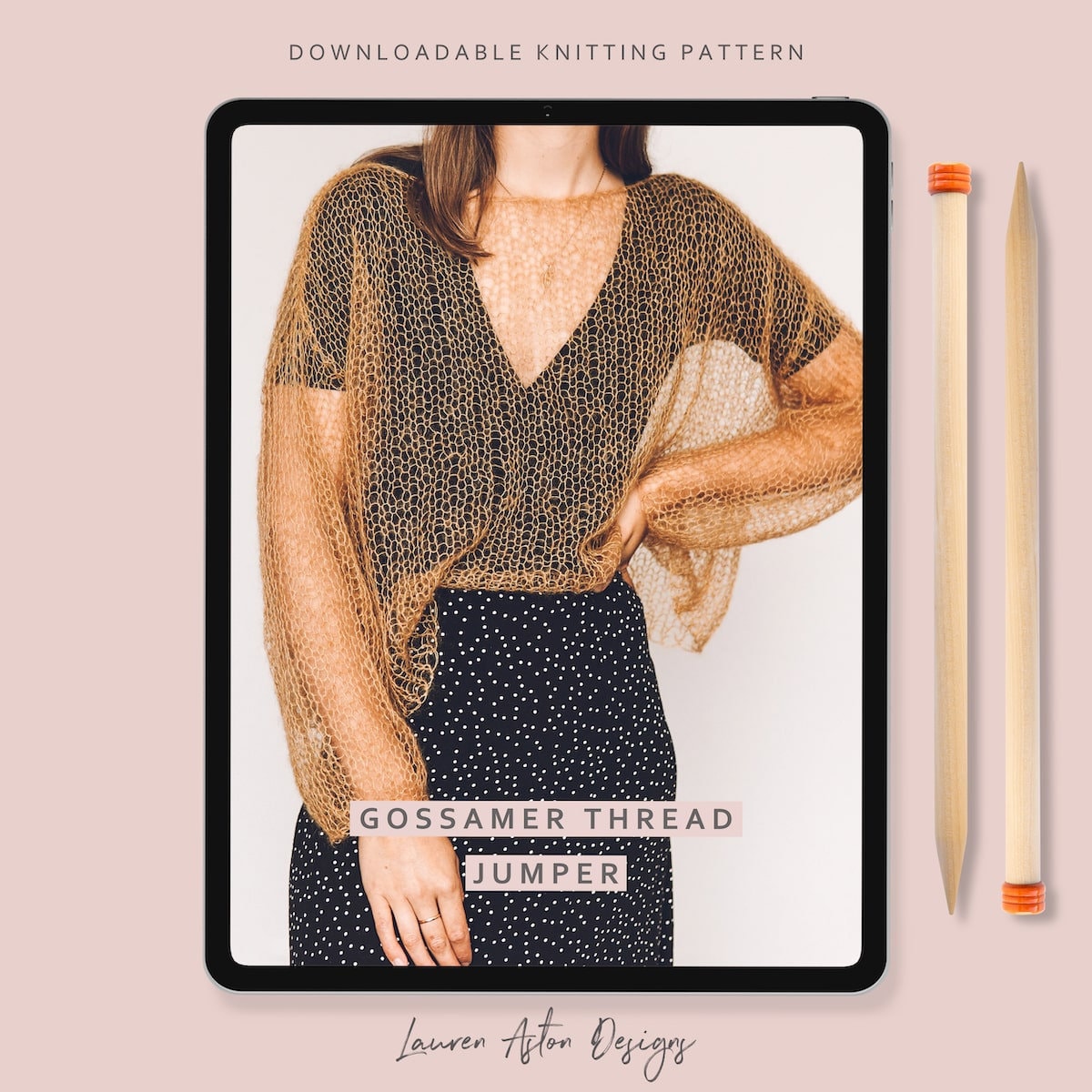 Knitting Pattern - 'gossamer Thread' Mini Mohair Jumper - Etsy