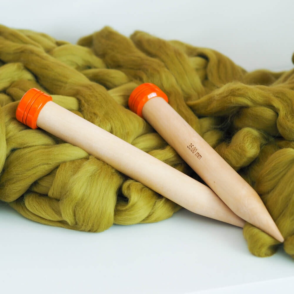 35mm Knitting Needles Jumbo Knitting Needles for Giant Etsy