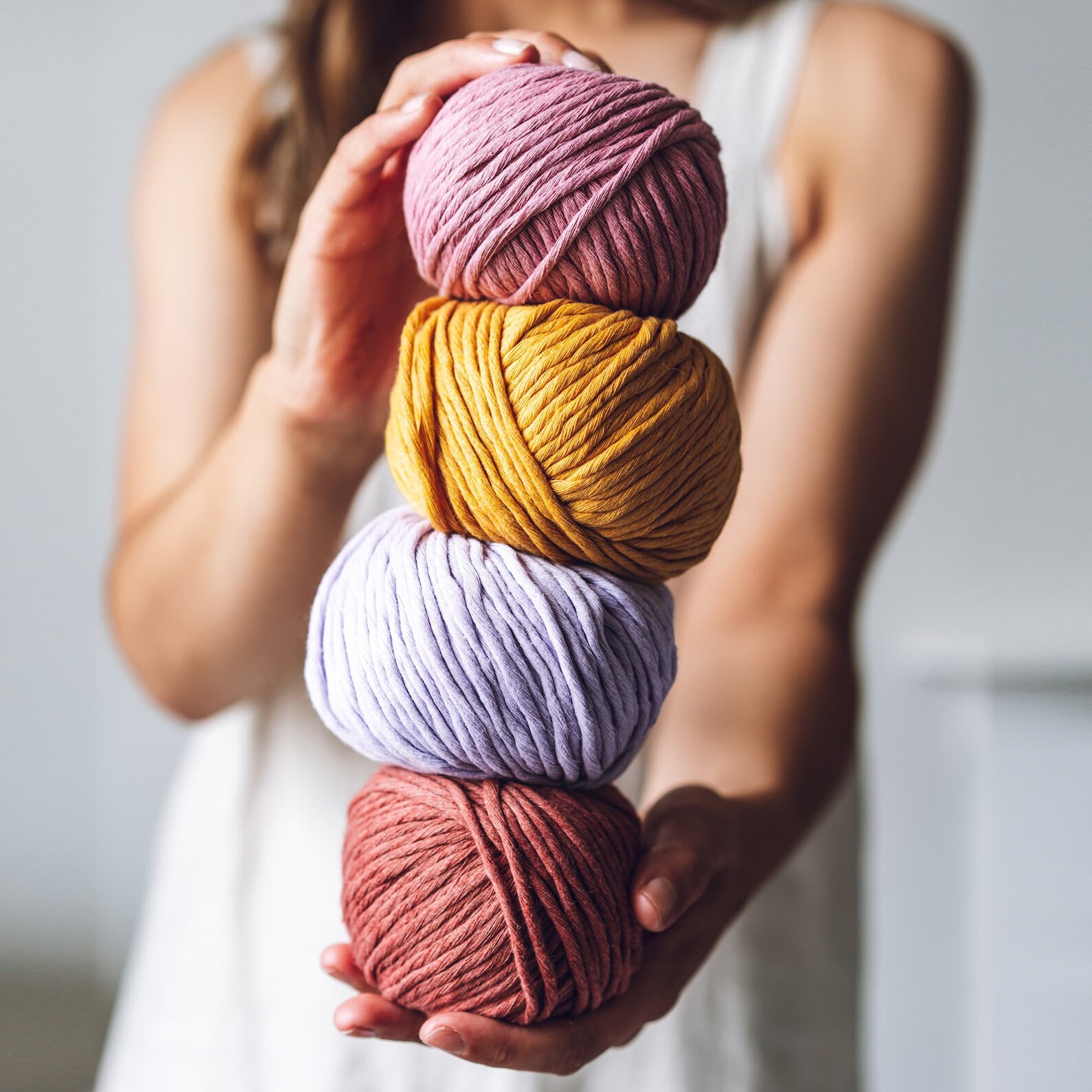 Big Cotton Yarn Bundle of 12 100 recycled cotton Etsy