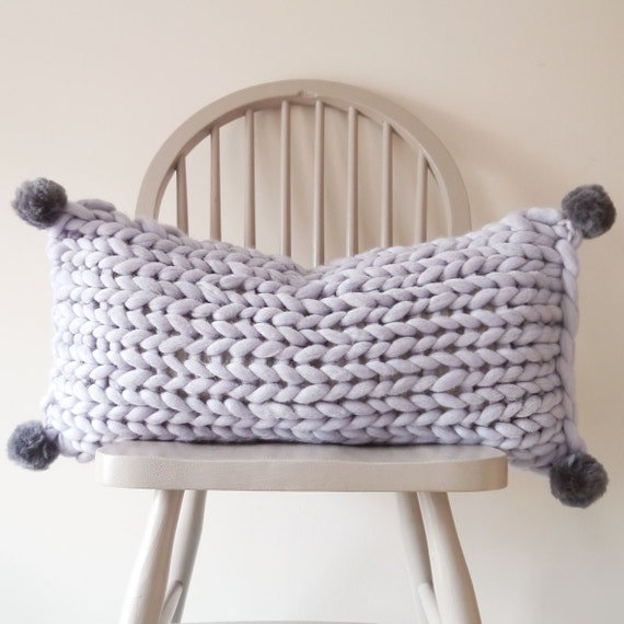 Pierre Grise Velours Oblong Coussin Couverture