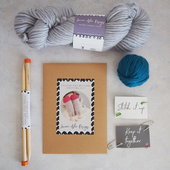 Pop jacket kids knitting kit Pop jacket kids knitting kit