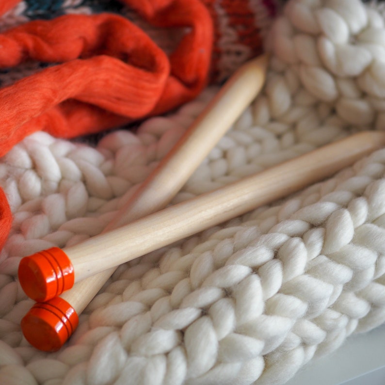25mm Jumbo Knitting Needles Suitable for Jumbo Merino Yarn Etsy