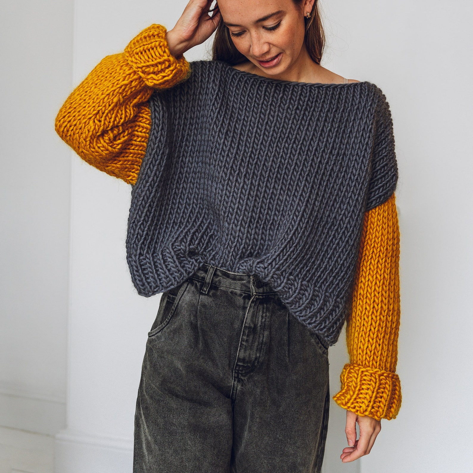 Knitting Pattern Boatneck Jumper Perfect for Knitting - Etsy UK