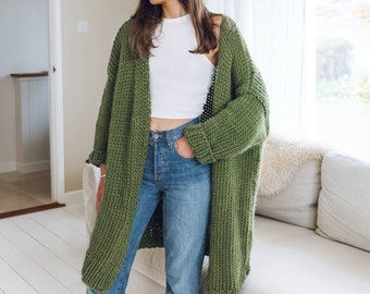 Commission Dreamy Oversized Cardigan | Ready Made chunky cardigan | handmade merino cardigan