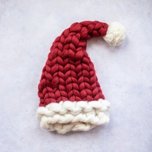 Bonnet de Noel de Noël pour enfant Bonnet de Noel tricoté épais unique pour les enfants image 3