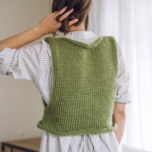 Knitting Pattern You're my Vest Friend top / Vest Top PDF pattern image 9