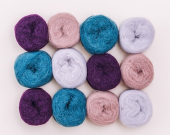 Oooh So Silky Alpaca Yarn - Bundle of 12 | Lauren Aston Designs Alpaca Yarn Bundle