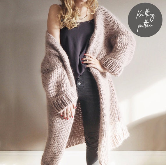 Knit Your Own Chunky Knit Cardigan Pattern Instant Download Printable Pattern For Chunky Knit Sweater Cardigan Knit Your Own Chunky Knit Cardigan Pattern Instant Download Printable Pattern For Chunky Knit Sweater Cardigan