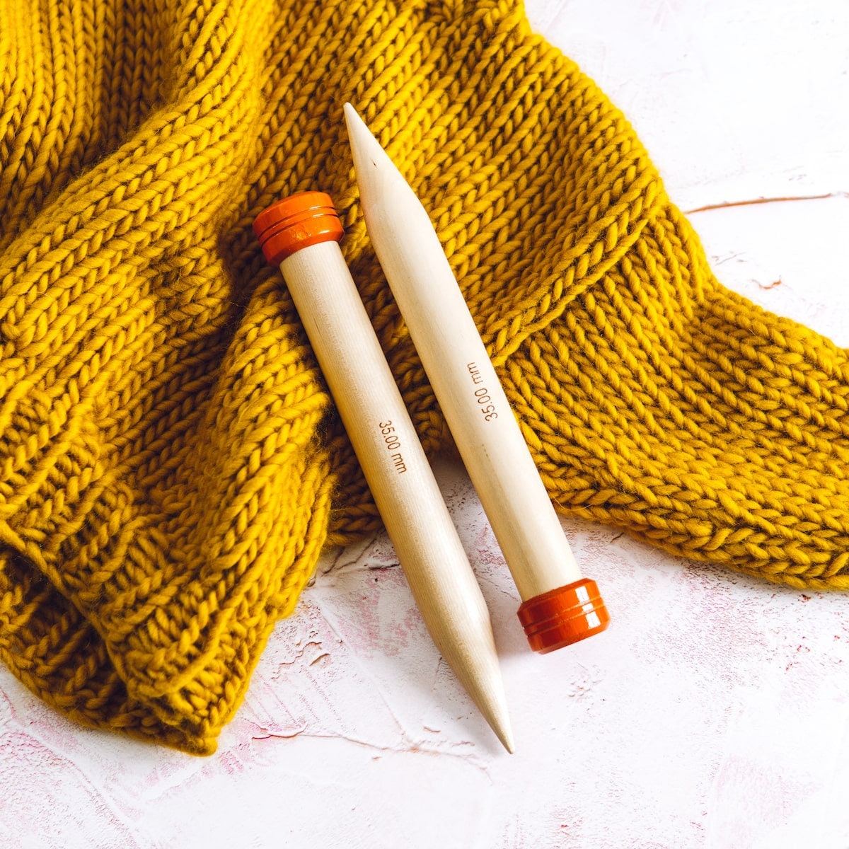 35mm Knitting Needles Jumbo Knitting Needles for Giant Knitting Etsy Canada