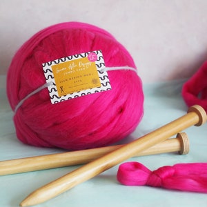Rowan Big Big Wool, Merino Wool Knitting Yarn, Super Bulky Weight Yarn for  Knitting, Pure Merino Wool Yarn, Beginner Yarn, Jumbo Yarn 