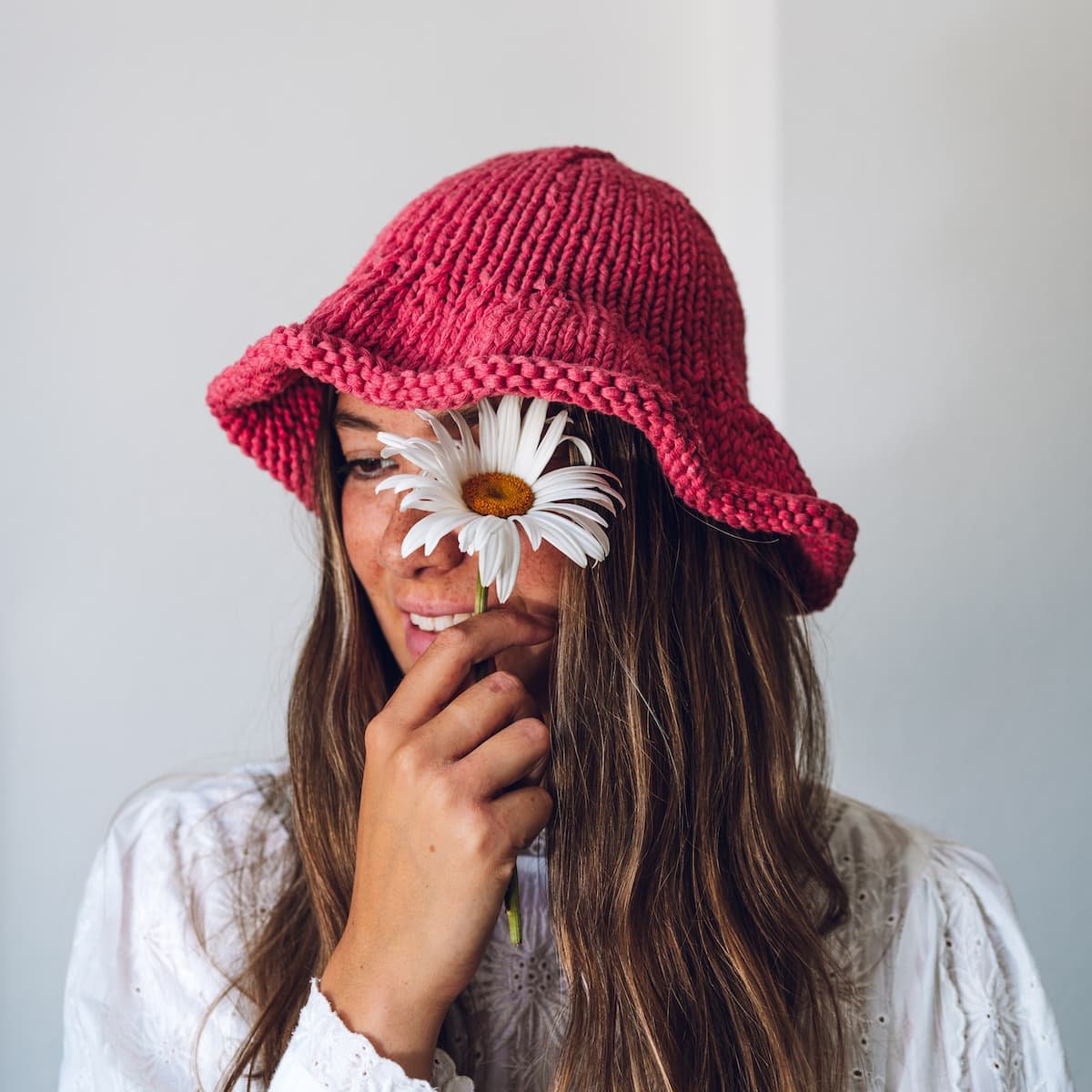 Bucket Hat Cotton Hat Knitting 
