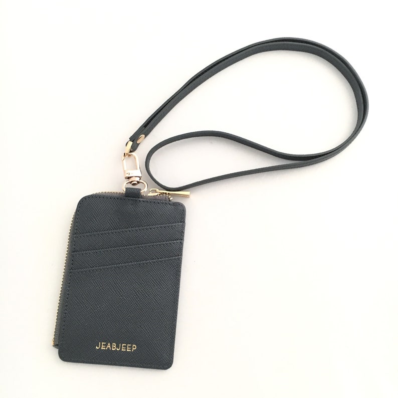 Personalized ID Card Holder Monogram ID Card Holder Etsy