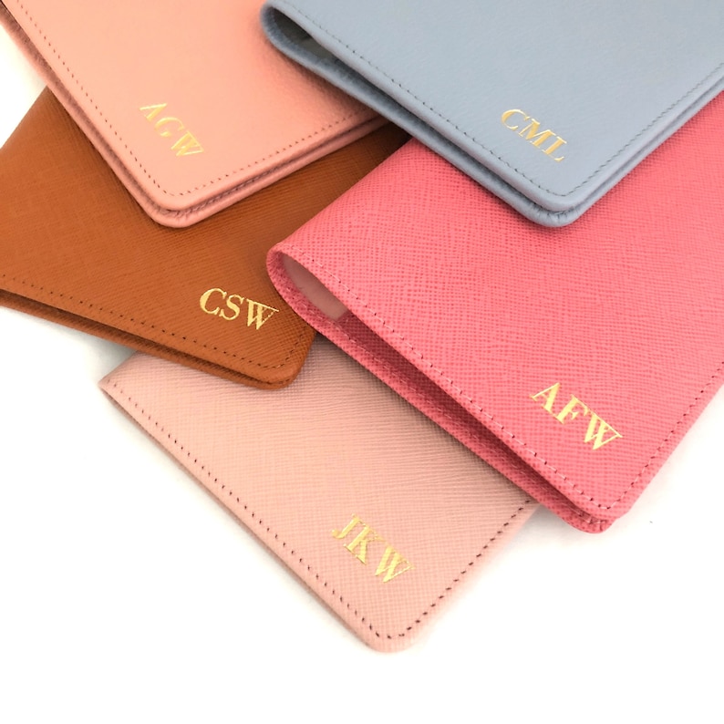 FREE shipping For order 150 USD Passport Cover Monogram Passport holder Personalized Leather Passport Holder Classic Font image 2