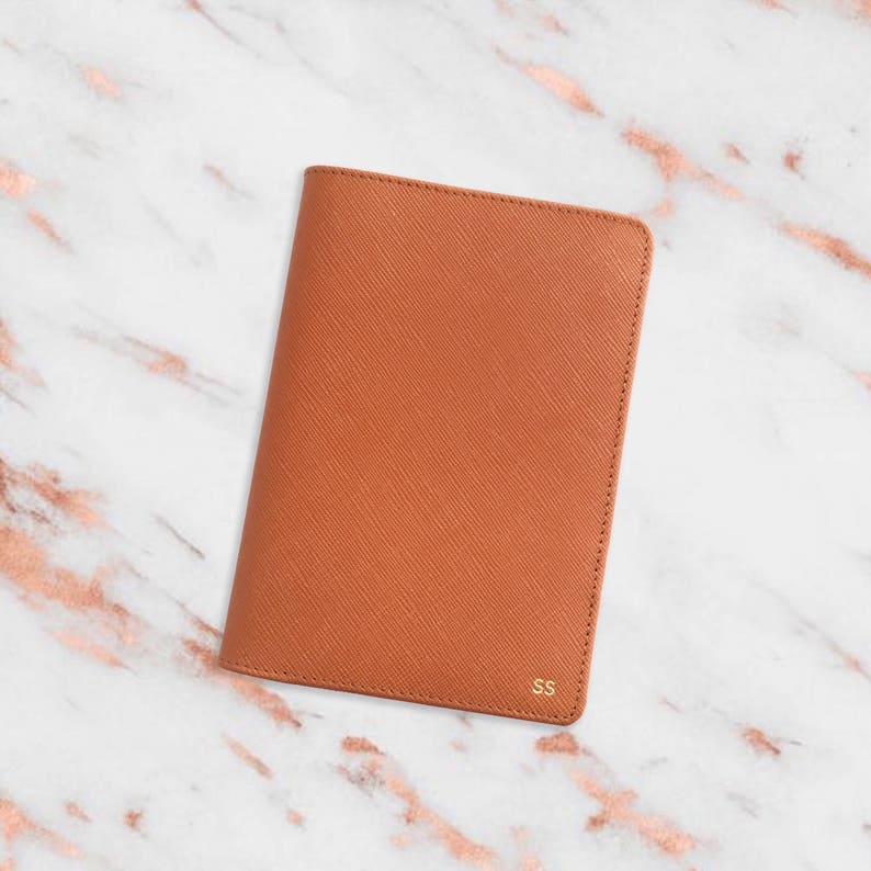 Passport Cover Monogram Passport Personalized Leather Etsy UK