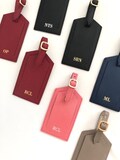 Personalized Leather Luggage Tag: Monogrammed Travel Gift product logo