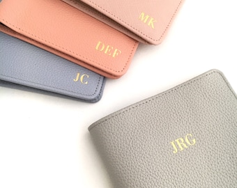 Passport Cover - Monogram Passport holder- Personalized Leather Passport Holder - Passport Cases - Passport Wallet -Wedding Gifts (NEW FONT)
