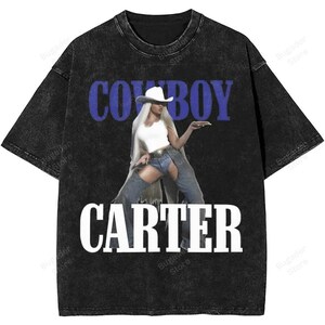 Nova camiseta vintage Cowboy Carter Tour 2025, presente de verão com música da turnê Cowboy Carter para fãs
