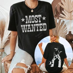 Merchandising de la gira Cowboy Carter 2025, camiseta de rodeo de dos caras Cowboy Carter Beyoncé, camiseta unisex con gráfico retro, regalos para ella
