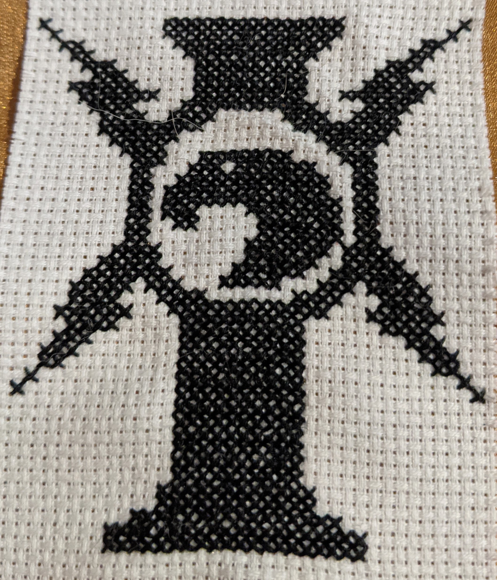 Warhammer 40k Custodes Symbol Cross Stitch Pattern Etsy