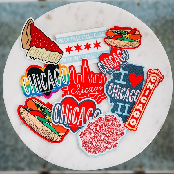 Chicago Stickers | Chicago-Style Stickers