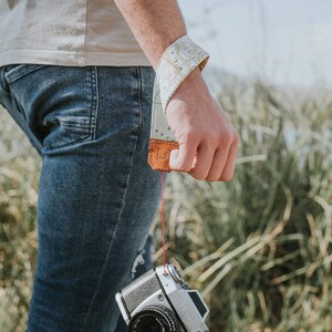 WORLD MAP small camera strap. image 3