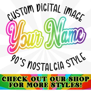 Lisa Frank Inspired Personalized Cake Topper Different Options