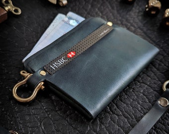 Leather Wallet With Hook