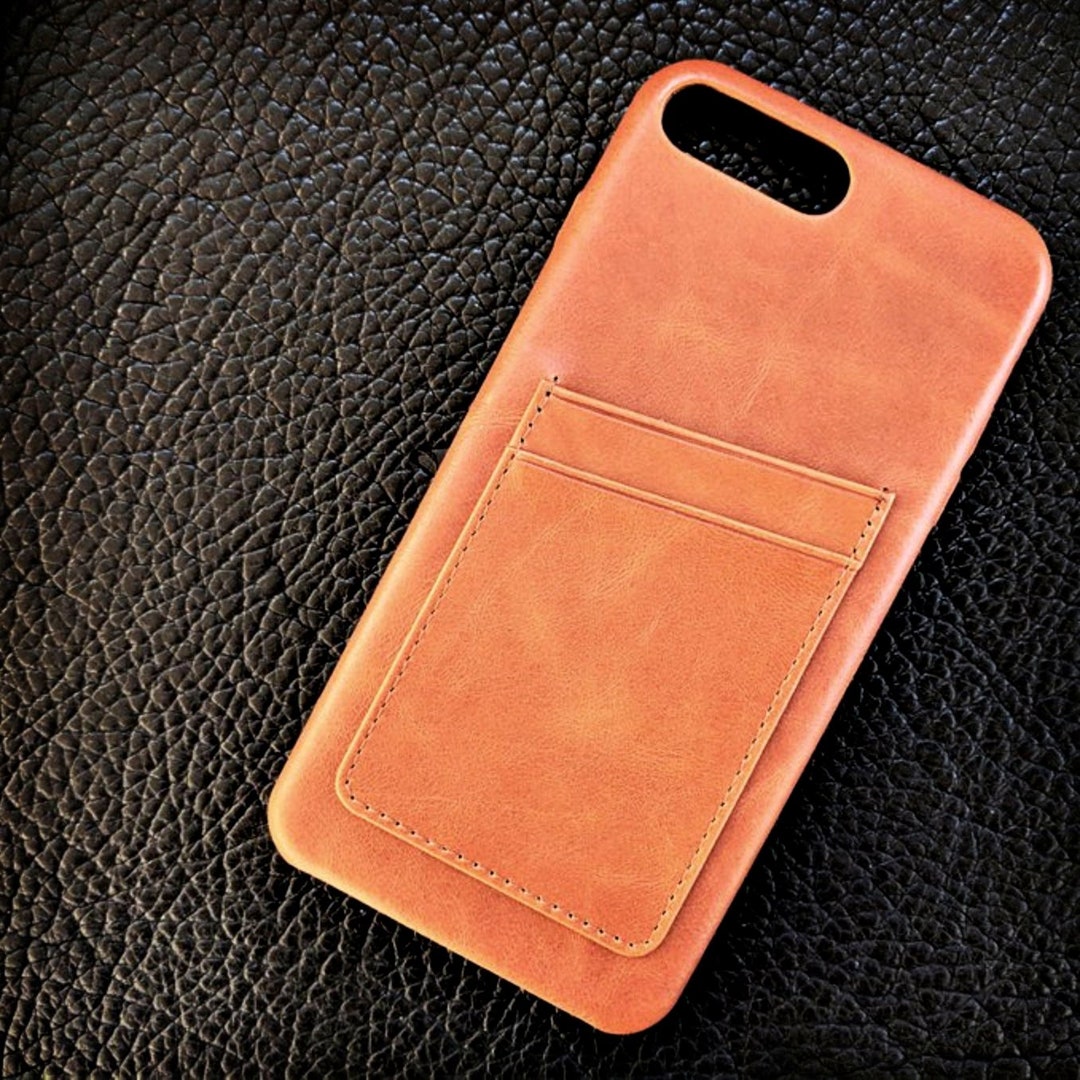 Leather Wallet Case iPhone 8 Plus / 7 Plus Etsy