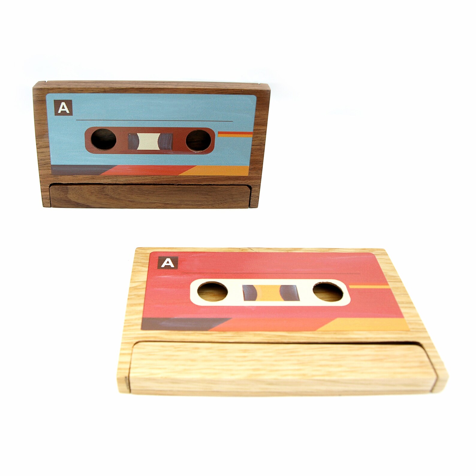 Cassette Business Card Case / Holder Custom Engrave Etsy