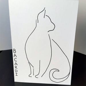 Personalizzato Pet perdita simpatia Greeting Card - gatto, gattino