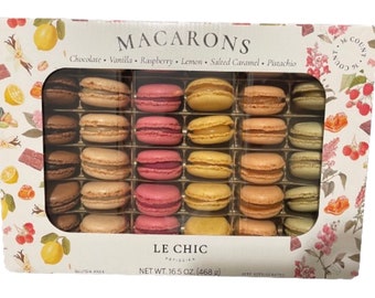 Le chic Macarons Assorted Flavors 16.5 oz
