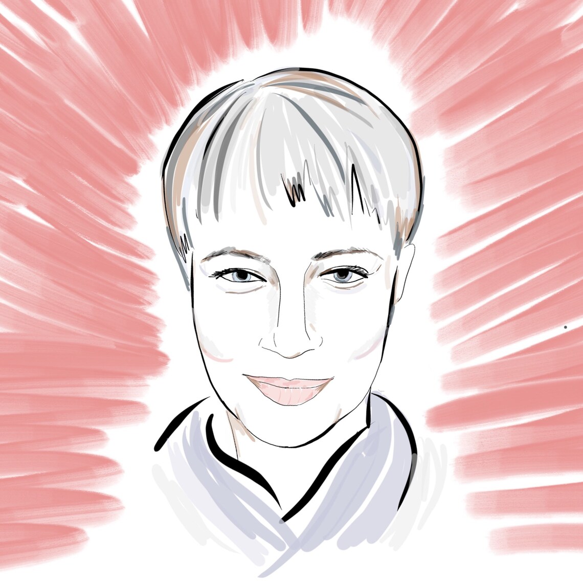 Portrait Digital Illustration Gift, Gift for Bridal Party, Custom Art