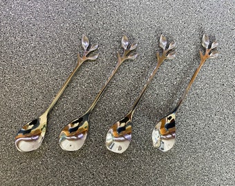 ヴィンテージ ヒルデスハイム ローズ ティースプーン - シルバー 835