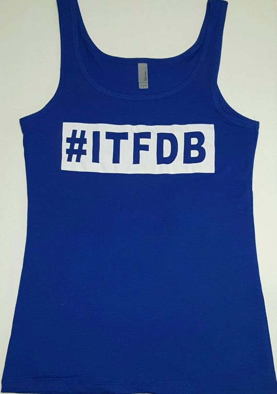 Los Angeles Dodgers Womens Tank Top ITFDB Its Time for 