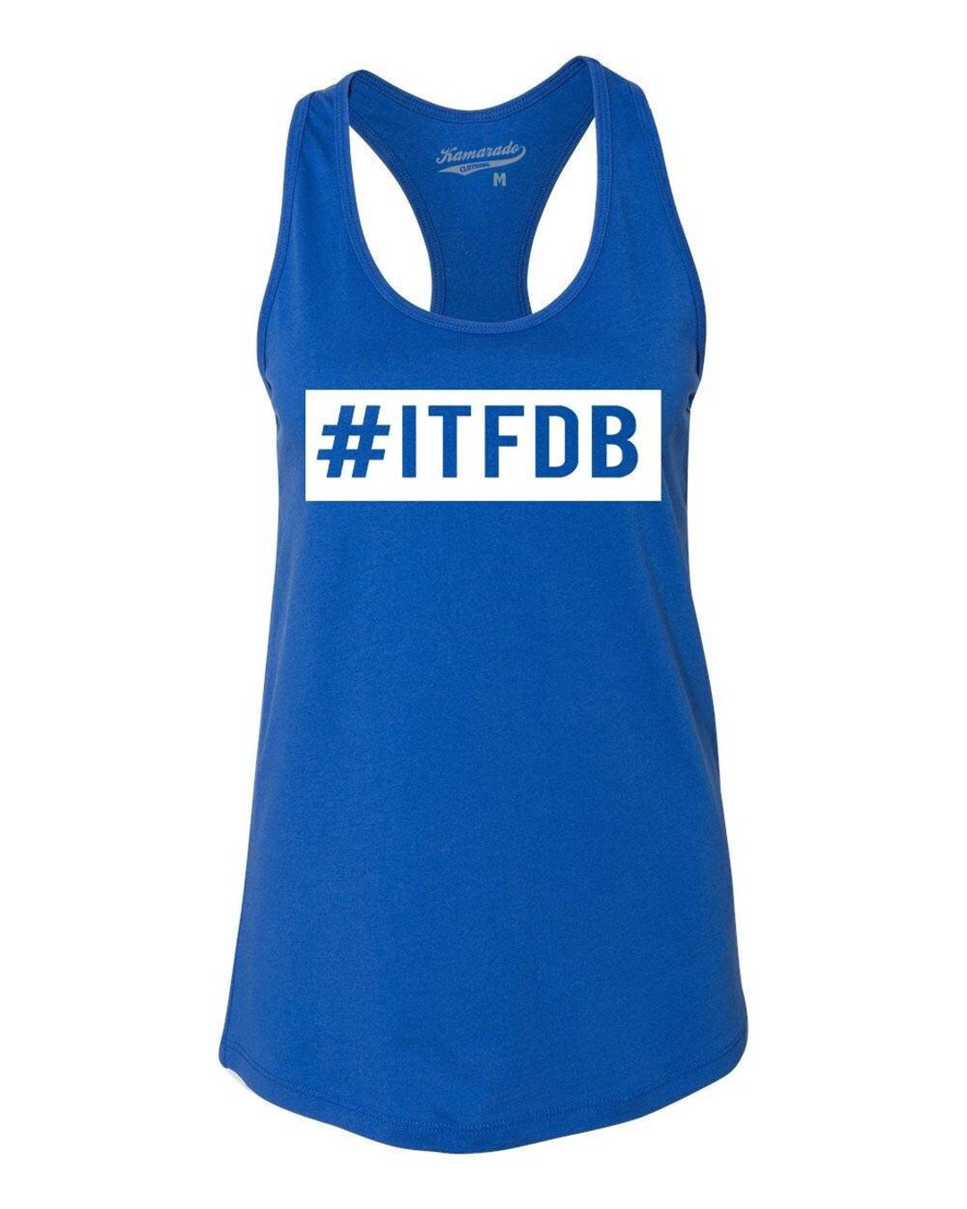 LA Inspired Dodgers Racerback Tank