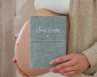 Little Miracle | Felt Maternity Passport Cover | Wonderful gift for expectant mothers