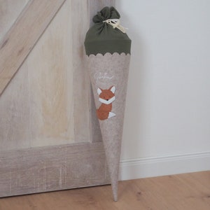 School cone "Little Fox" | Schoolchild | Companion for the first day of school