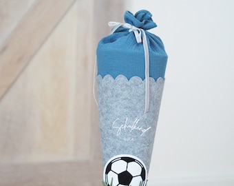 Personalized school cone | Football | For the first day of school