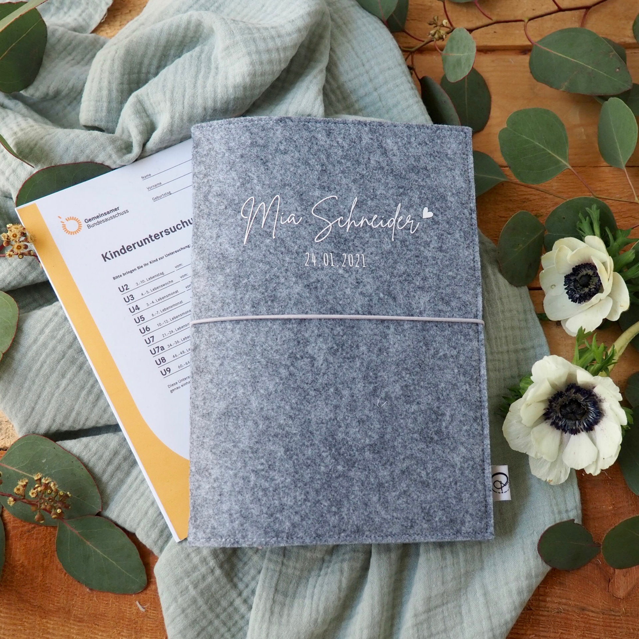 UHeftHülle personalisiert Hülle für das Untersuchungsheft Etsy