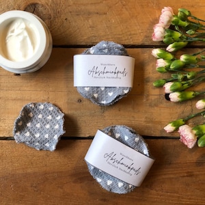 Discos desmaquillantes sostenibles | 7 almohadillas desmaquillantes lavables